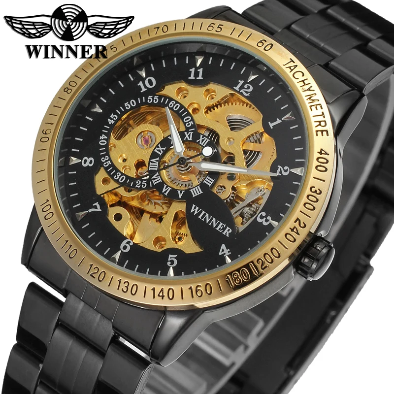 

2021 T-WINNER Top Selling Skeleton jam tangan Chinese Automatic Mens Watches reloj de hombre Wholesale Sports Watch, 15 colors