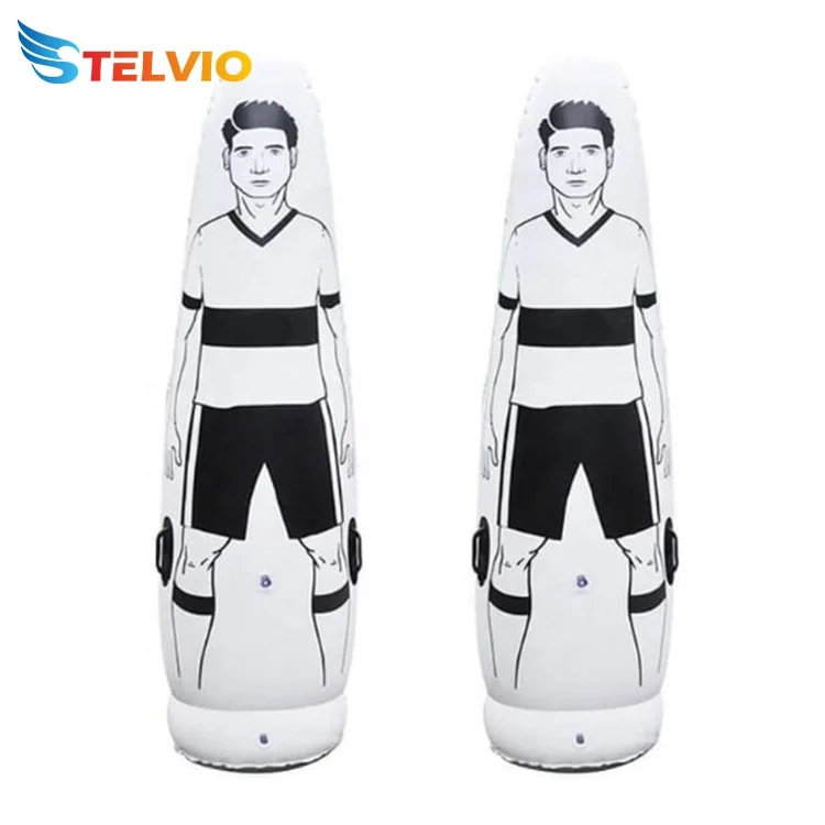 

Top Quality inflatable air free kick mannequin soccer training dummy mannequin de football, White, yellow black or customized