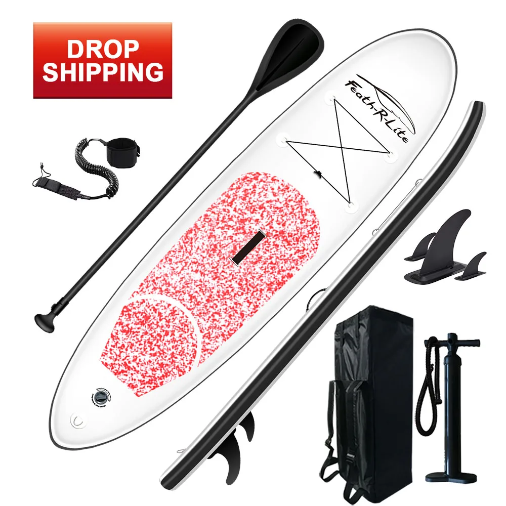 

FUNWATER drop shipping sup paddle board drop stitch kayak soft board surfboard surfboard, Black,bleu,green,red