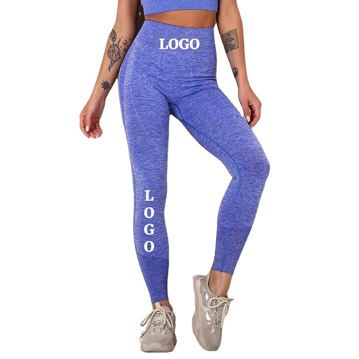 

2021 Custom Pantalon De Yoga Womens High Waist Butt Lifting Gym Clothes Fitness Activewear Workout Pants Seamless Yoga Leggings
