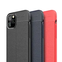 

Litchi PU Leather Phone Case For iPhone 11 Back Cover Mobile Phone Accessories For iPhone11 Leather Mobile Case