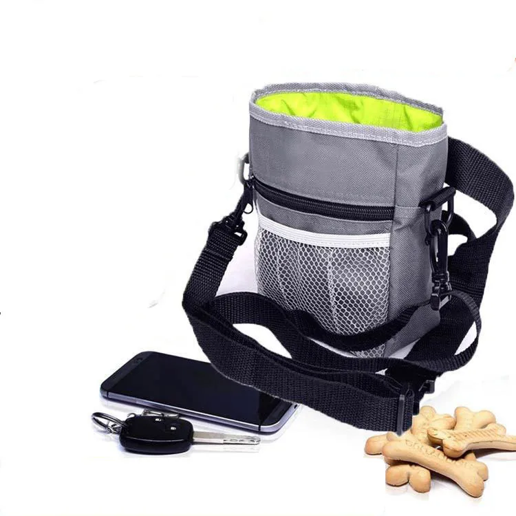 

Training Pouch Eeasy Carry Custom Adjustable Dog Walking Bag With Poop Bag Holder Waterproof Dog Treat Bag, Grey