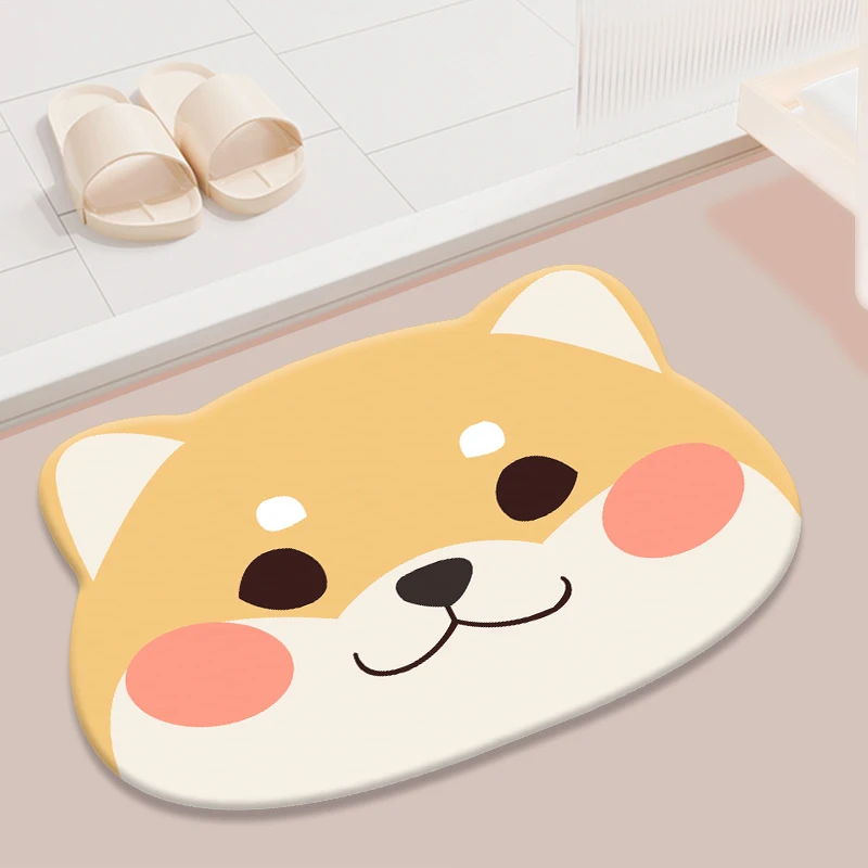 

Household items bathroom water absorbent fast drying diatomite bath mat, As picture or customized