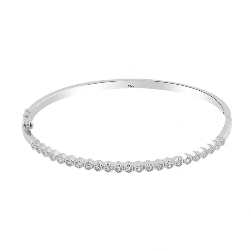 Kailefu 925 Sterling Silver Bracelet Charms Jewelry Annular ring For Women Bracelet