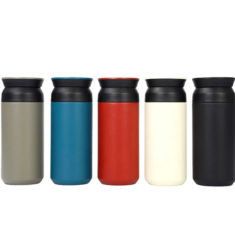 

2021 new products 350ml 450ml Japanese insulated vacuum stainless steel water bottle portable gift cups thermal vacuum flask, Customized colors acceptable