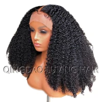 

Wholesale kinky curly lace front wigs for black human with full cuticle aligned human hair wigs