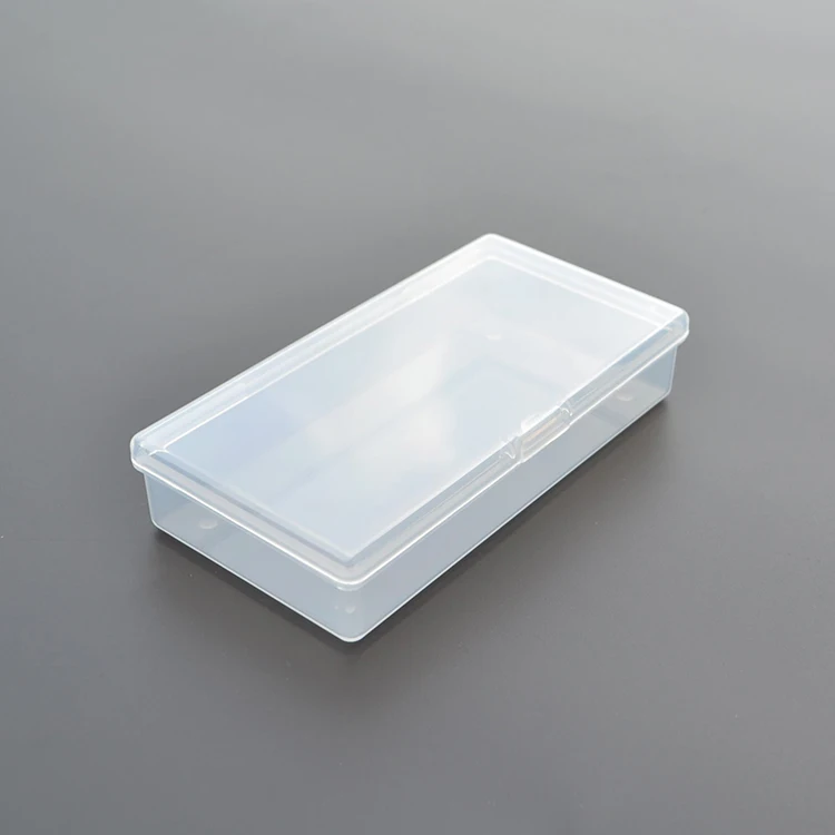 Rectangle PP Plastic Box with Hinged Lid - Industrial Use