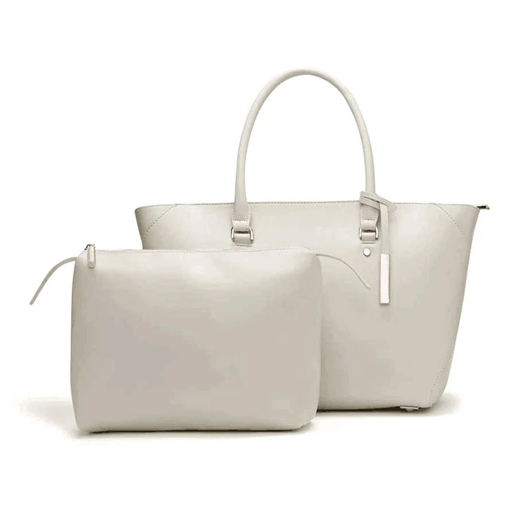 

Classic Large Capacity Pu Leather Lady Tote Handbag Set Personalized Women Handbag