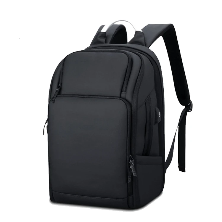 

20SA-8730M Functional Pockets Backpack with Metal Handle Oxford Waterproof Laptop USB Smell Proof Backpack For Men