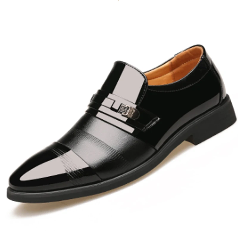 

new non-slip black men's formal leather shoes, 2 colors/oem