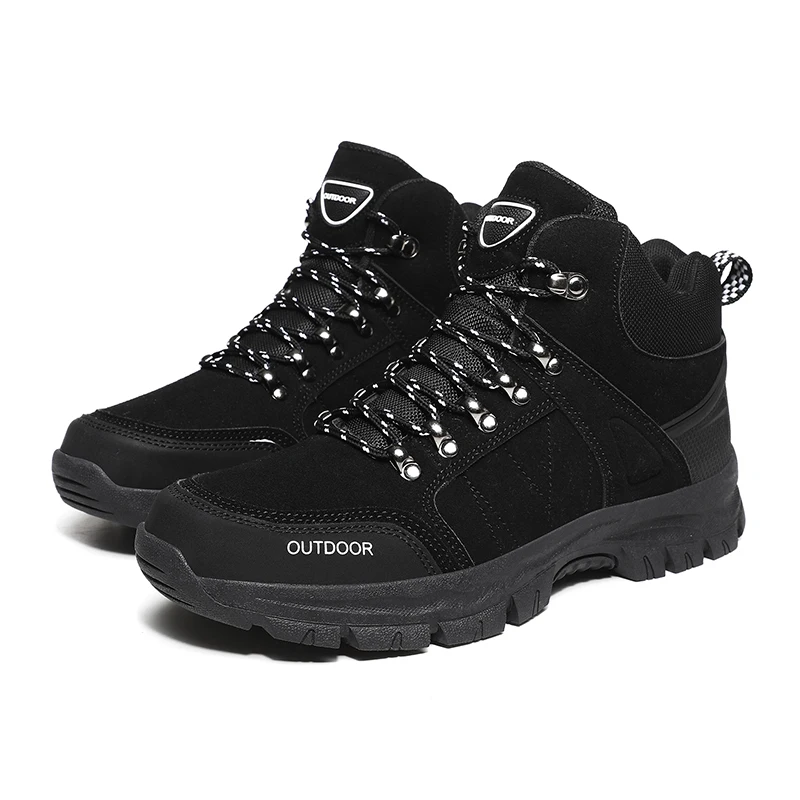 

Outdoor Hiking Steel Toe Working Leather Men's Safety Shoe Boots