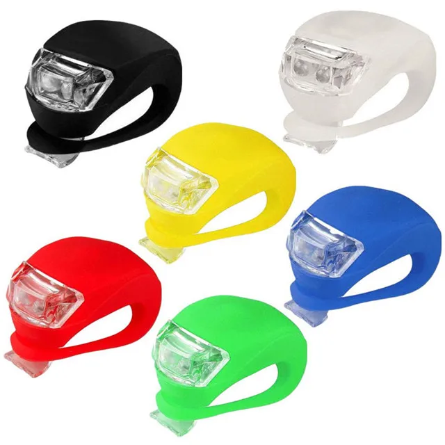 

Silicone led bike bicycle light