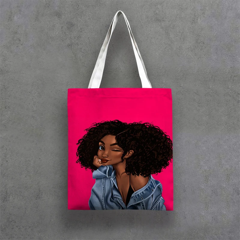 

G&D Fashion African Girl Woman Home Art Tote Bag, Customer's request