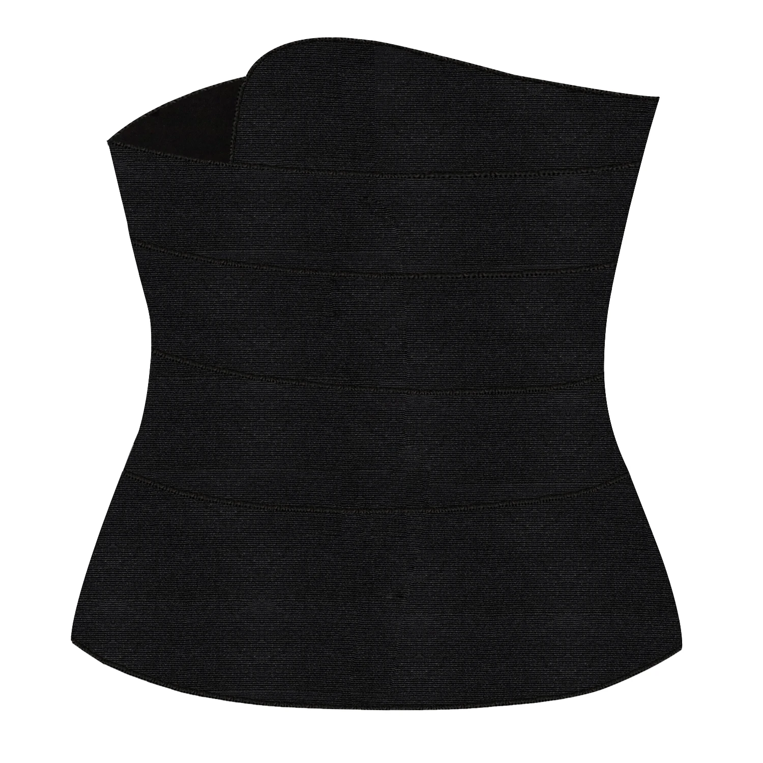 

New design flat shapewear shaper plus size 6xl for women wrapper wrap women bodyshapers tummy control bodysuit, Black