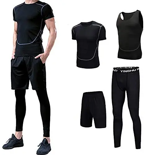 

Yoga clothes long-sleeved suit large size European and American new style breathable stretch quick-drying sports fitness, Customized colors