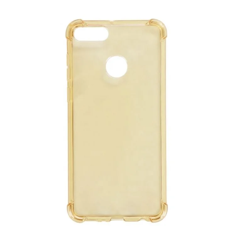 

Anti Shock Airbag Tpu Phone Case Back Cover For Huawei Y9 2021, Clear, gold, white,