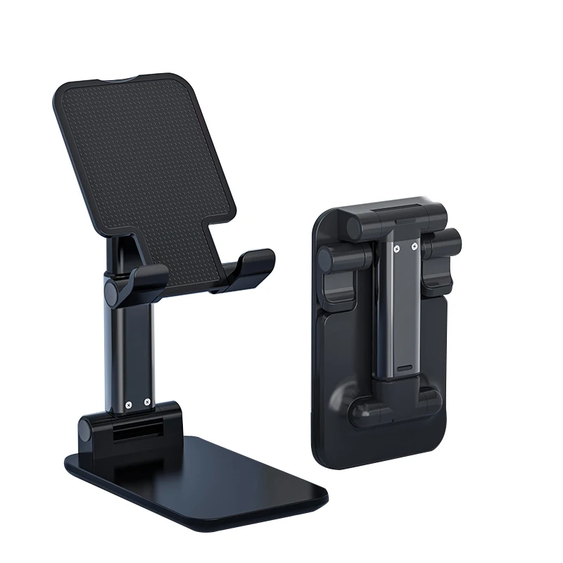 

New Adjustable Height and Angle Desktop Mobile Phone Holder Telescopic Tablet Metal Stand Support, Black ,green ,white , pink
