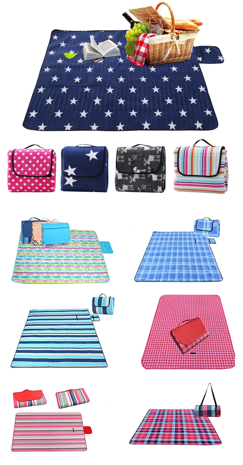 Outdoor Waterproof Picnic Blanket Mats Oxford Picnic Mat Picnic Blanket Outdoor Camping Floor