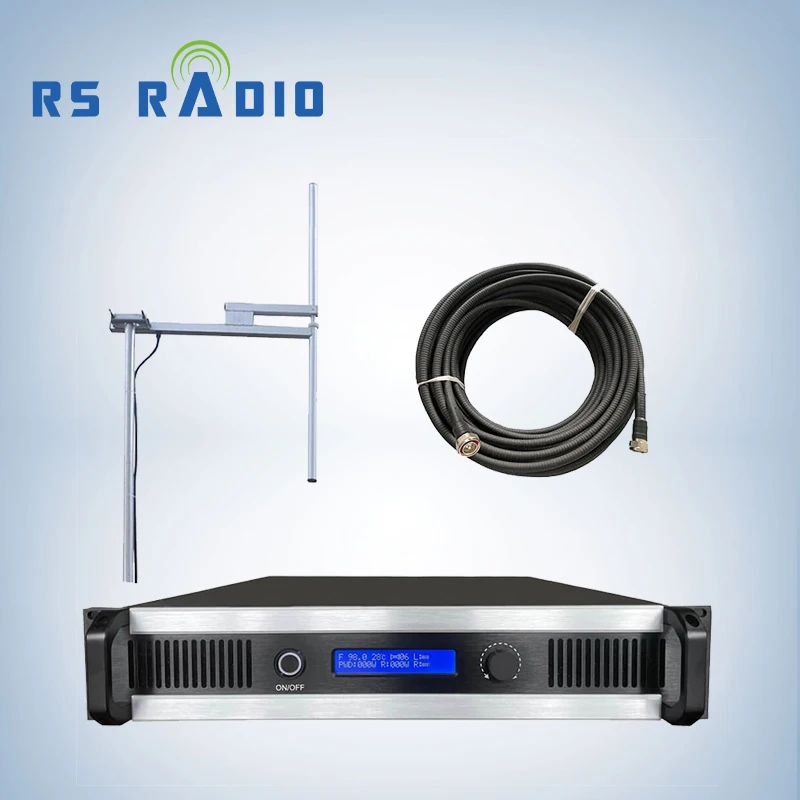 2000W FM transmitter +4-bay an