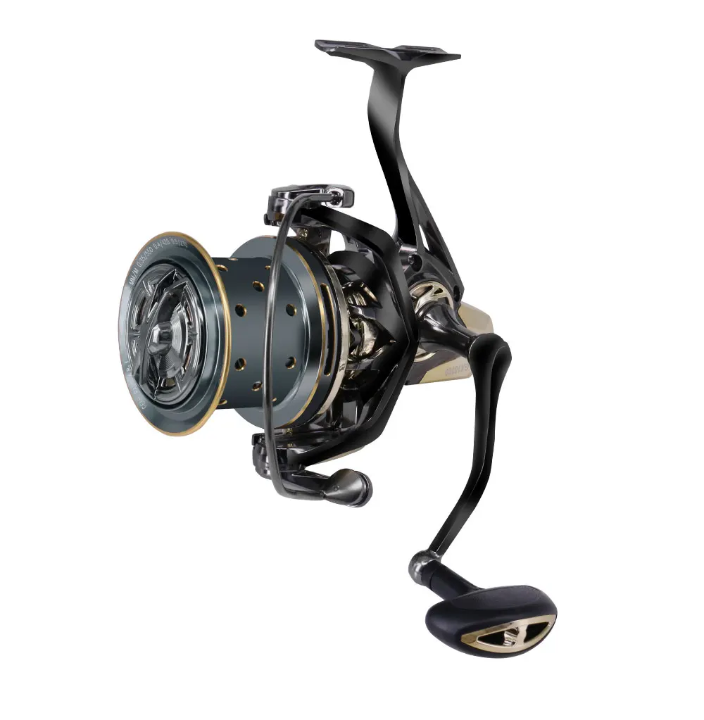

Factory price 8000-12000 series Saltwater Big Game Trolling spinning Fishing Reel wheel, Black