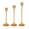 Creative vintage metal wrought iron candlestick ornaments European wedding props