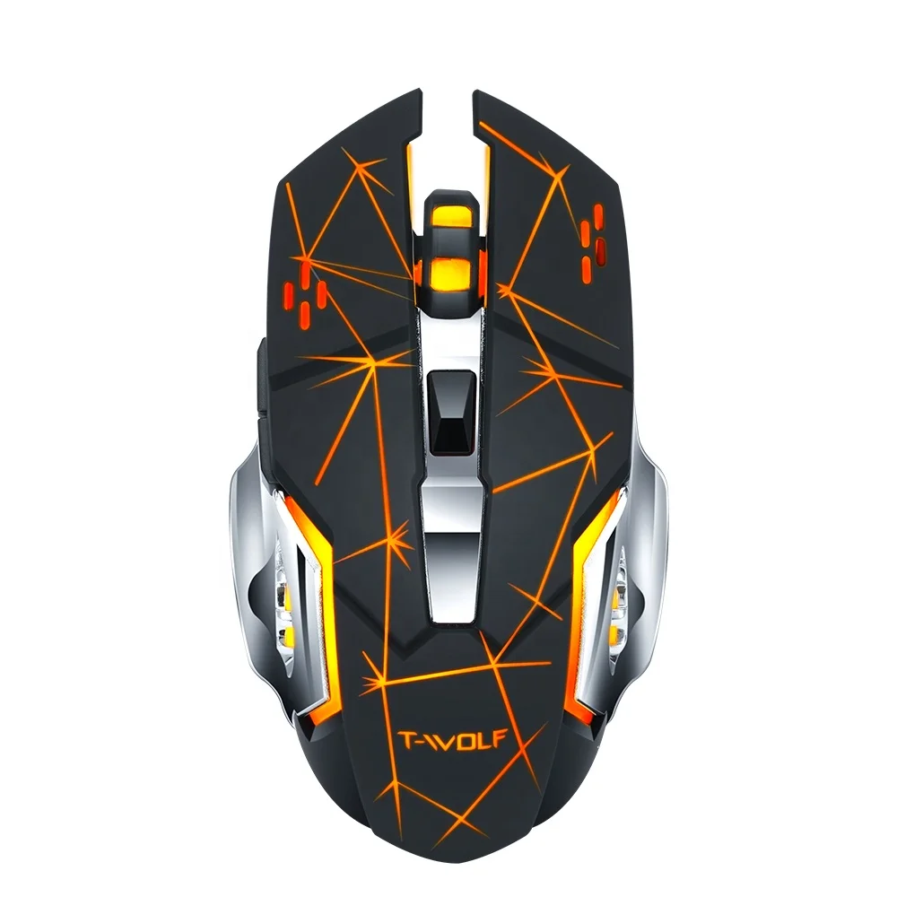 

Cool Design Q13 Rechargeable Mice For Gamer RGB Wireless Mouse Gaming