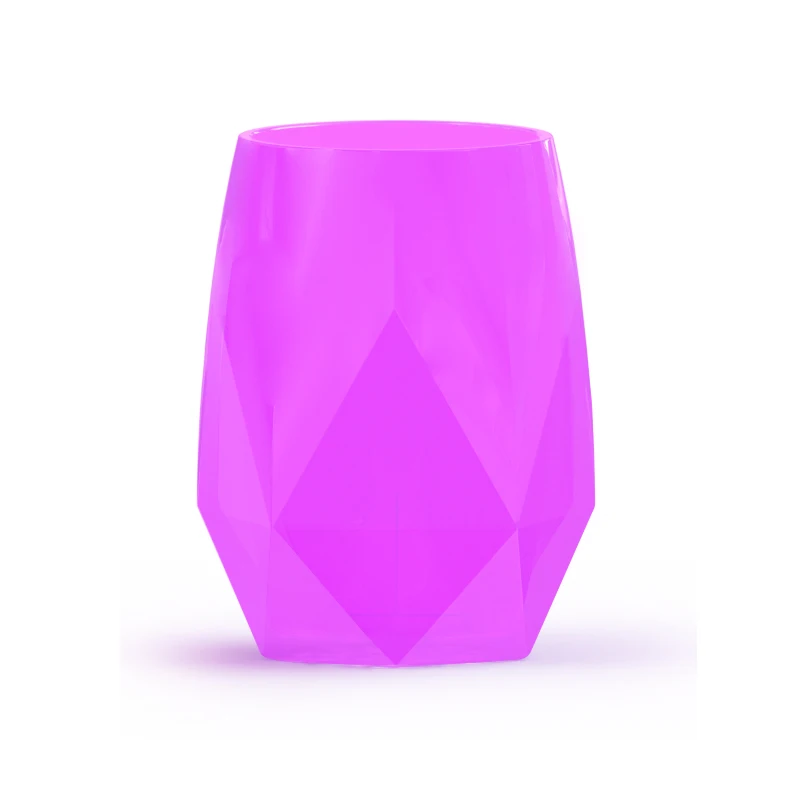

Fashion Unbreakable Party Cup Glass Silicone Wine Cup Custom Wine Cup