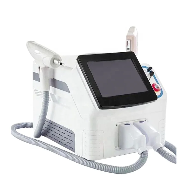 

Hot Sale 2 in 1 Multifunctional OPT IPL Hair Removal Acne Removal Yag Laser Tattoo Removal Beauty Machine, White