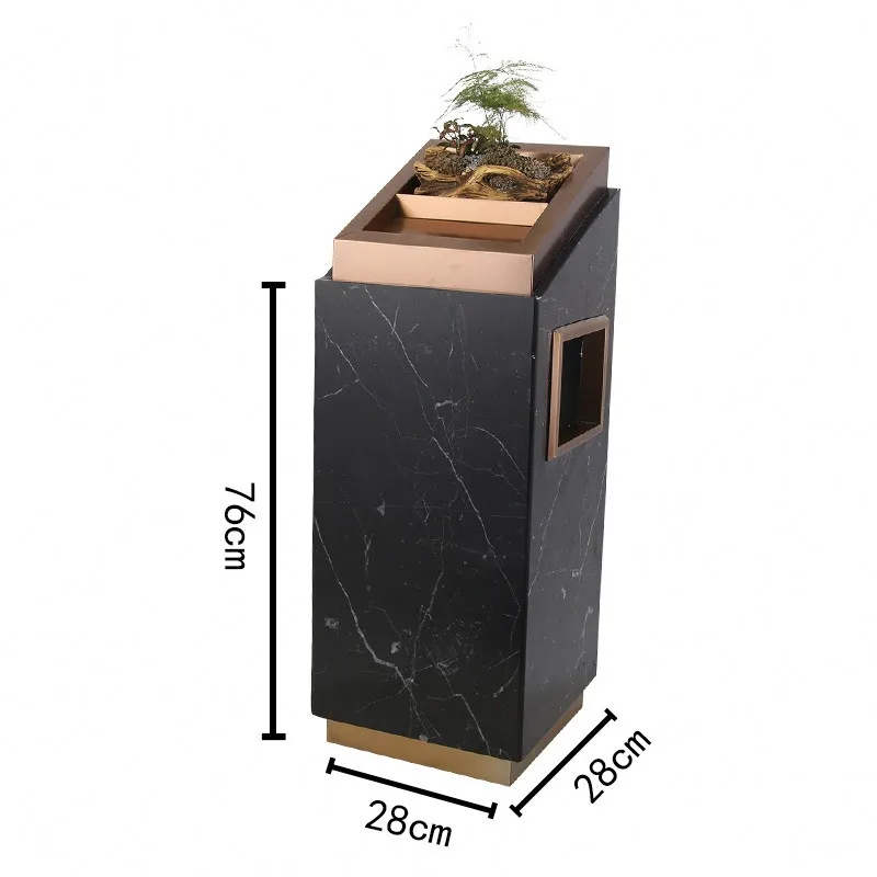 

Lower Price classic garbage stainless trash bin square/steel trash bin 30l, Original color of stainless steel or customized