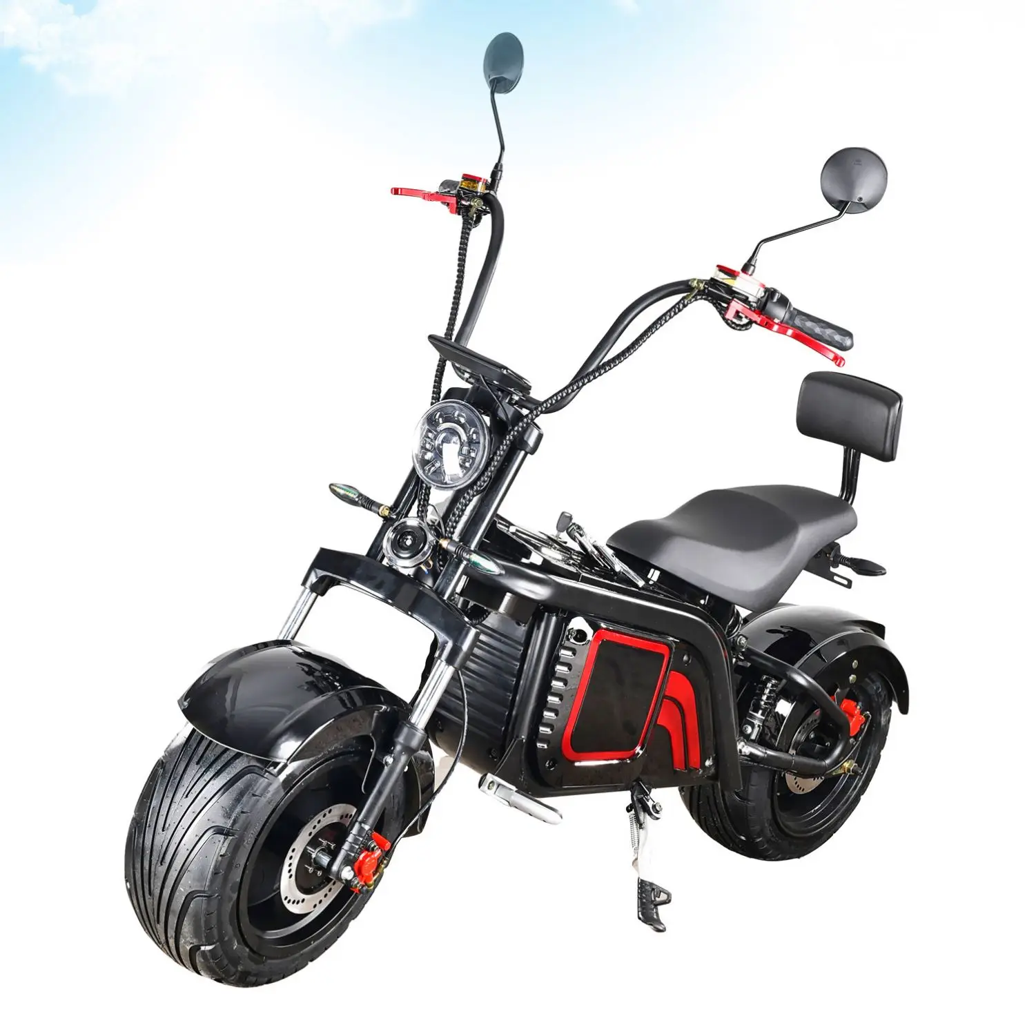 

European Warehouse Stock 1500W 2000W Electric Scooter EEC City Coco Fat Tire Adult Seev COC Electric Scooter Citycoco