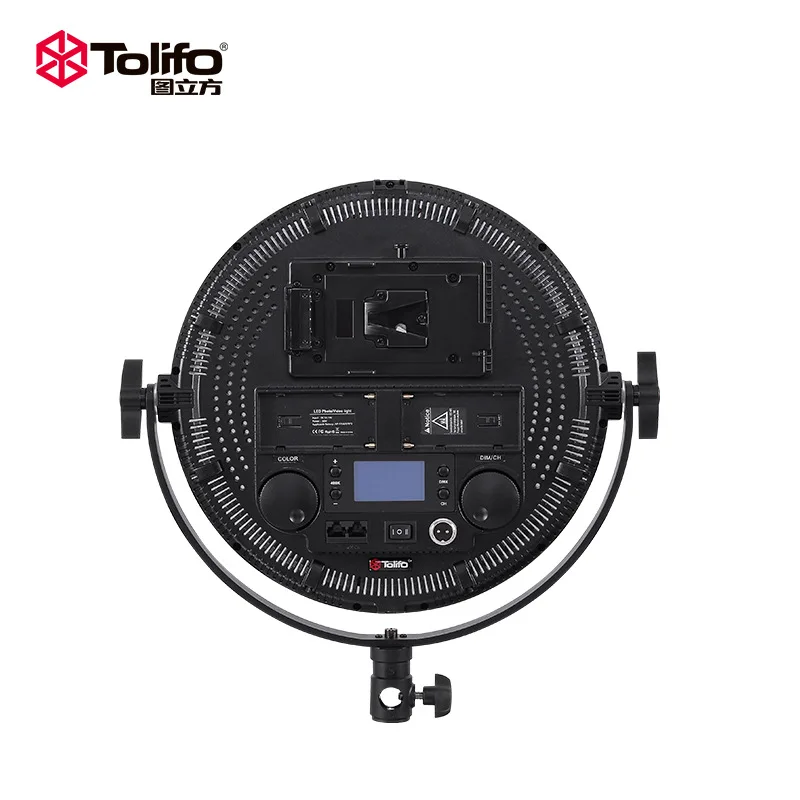 wholesale price new 60W 3200k-5600k battery operated photo studio 600 led video round light for camera studio