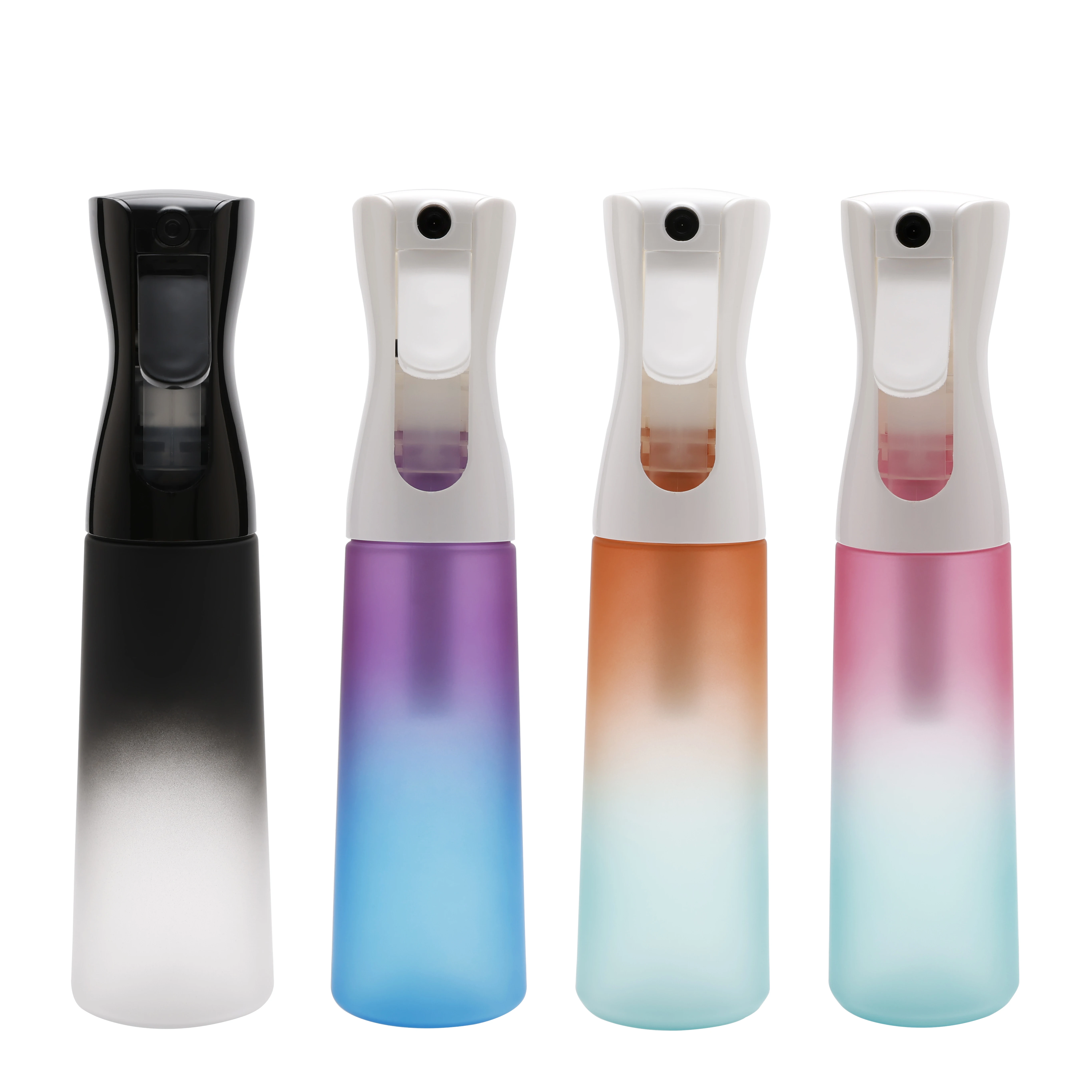 

Wangda hairdressing 300ml salon special spray bottle can be refilled spray plastic continuous spray gradient colors in stock, Gradient color