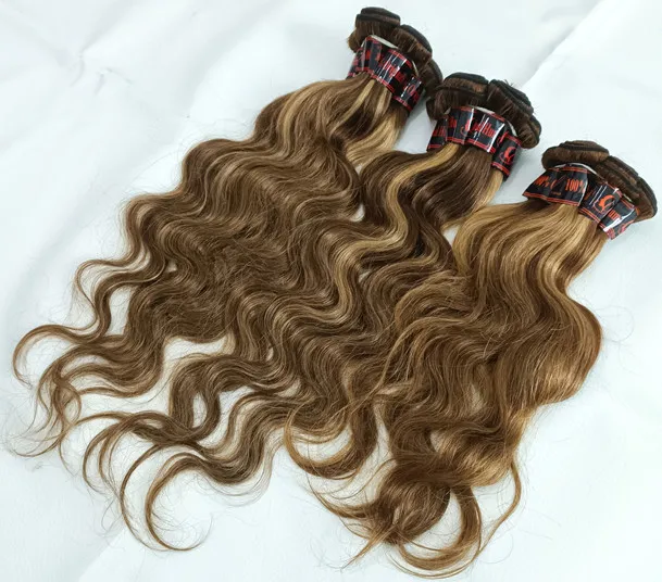 

Letsfly New Style 4-27 Nice Color Body Wave Human Hair Bundles Bulk Buy Hair Weft 20PCS Factory Price For Woman Free Shipping