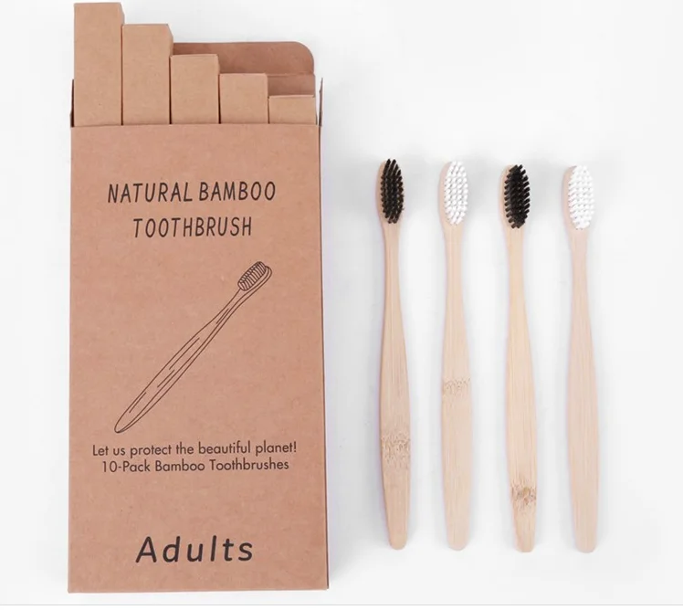 

Biodegradable private label bamboo toothbrush wholesale price for teeth whitening powder, Customized color