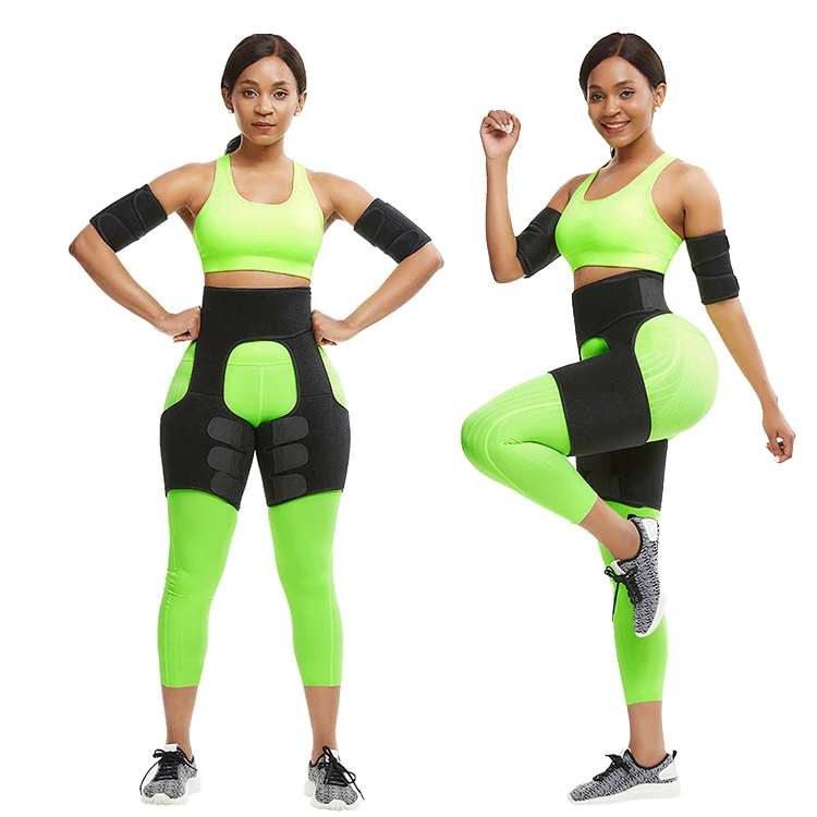 

2020 New Women Neoprene Thigh Trimmer Leg Shaper Waist Slimming Belt Butt Lifter Wrap Thigh Eraser/ Butt Lifter Booty Sculptor