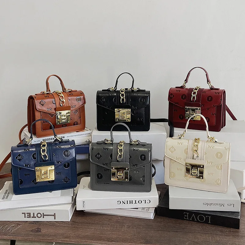 

2022 New Products Female Emboss Logo Fashion Purse 2021 Leather Shoulder Bag Ladies Small Women Hand Bags Handbags, White,black,brown,blue,grey,red
