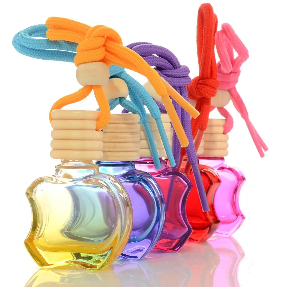 Custom Made Empty Air Freshener Container For Air Freshener Car Apple Glass 8ml Bottle Perfume