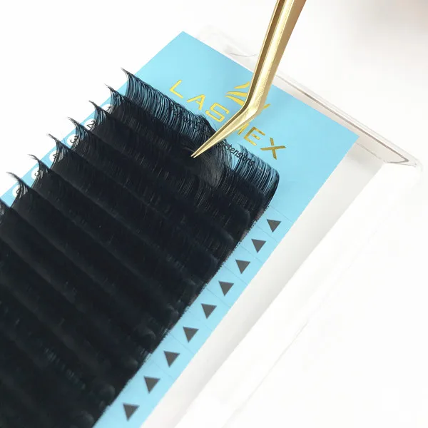 

Matte Black 0.02 Easy Fan Eyelash Extentions Silk Easy Fan Eyelash Extentions Cashmere 25 mm Classic Eyelash Extension