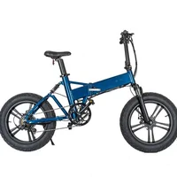 

20'' 7speed 5 PAS 48V 500W double lithium battery10.4Ah*2 (20.8Ah) high capacity with suspension fat tire electric folding bike