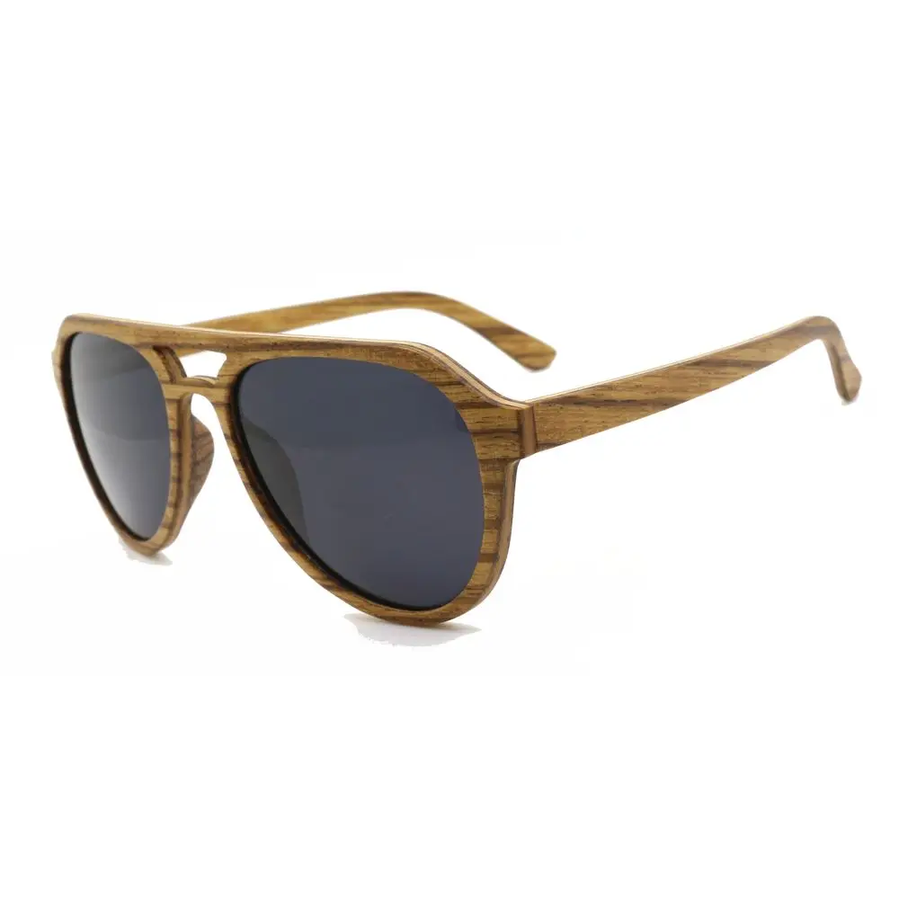 

Low MOQ Custom Logo wood bamboo sunglasses polarized frame wooden sunglasses
