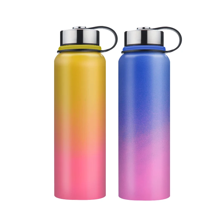 

Portable Travel Sport Drinking Bottle Stainless Steel Vacuum Insulated Flask With Handle