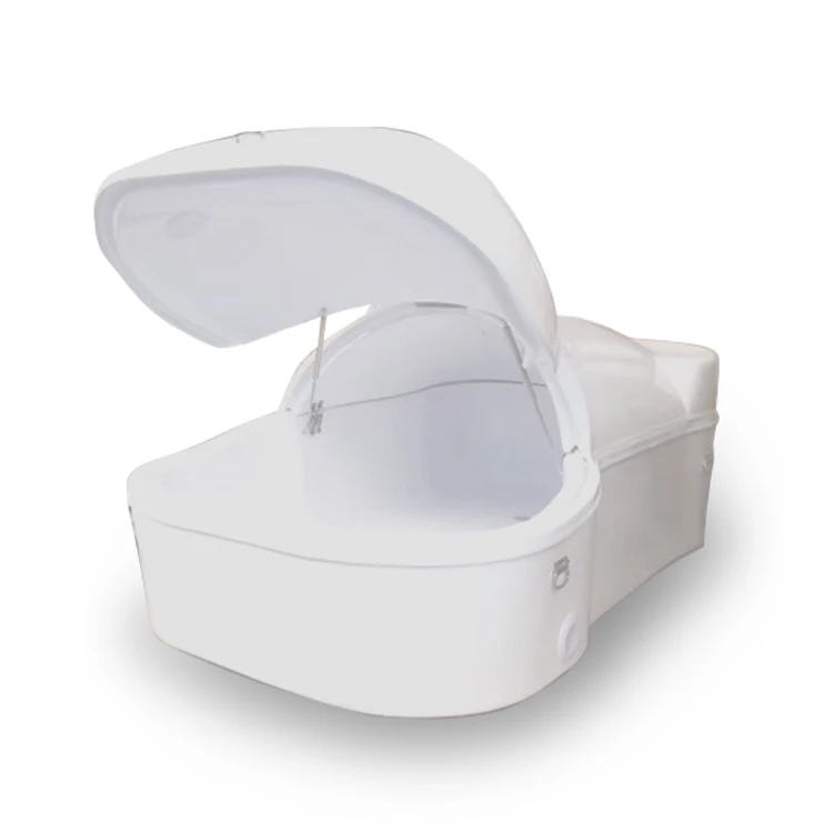 

2 person spa capsule salt water ozone cleaning led light music relaxation sensory deprivation sleeping floating tank