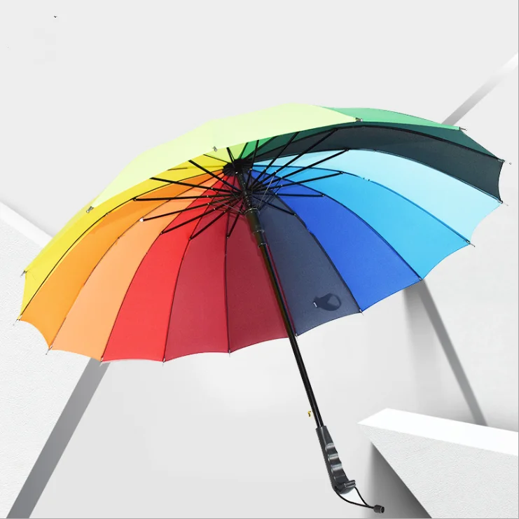 

2020 promotion hot sale fashion accept customized LOGO rainbow umbrella, Color