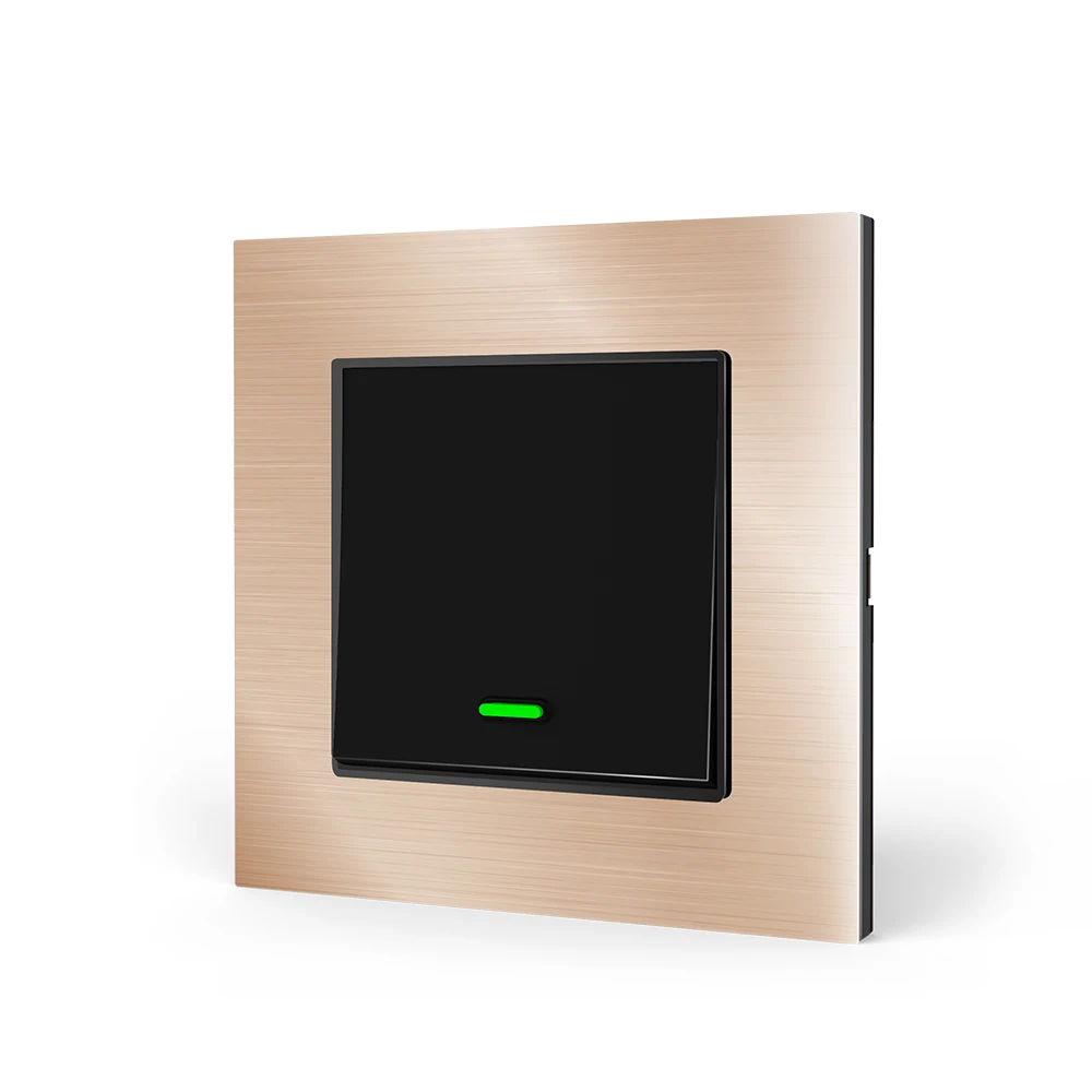 黑色1/2/3 组墙壁开关 wifi 按钮照明开关智能开关