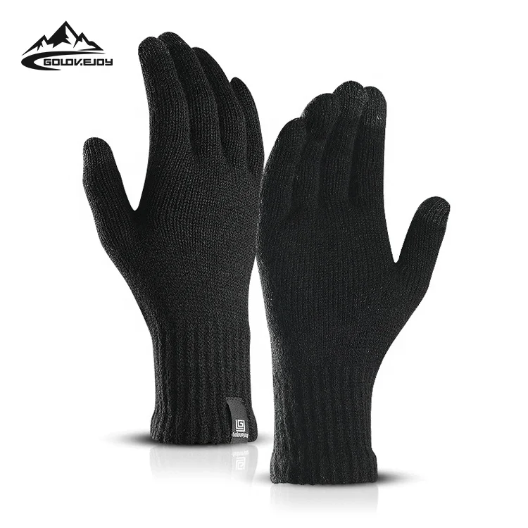 

GOLOVEJOY DZ45 Fashion Knitted Winter Gloves Touch Screen Gloves Windproof Outside Sports Cycling Gloves Bicycle, Has 3 colors