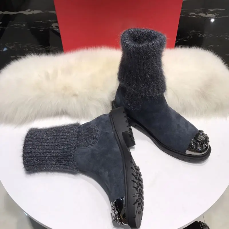 

Casual Leather Martin Safety Spring Suede Ladies Western Boots