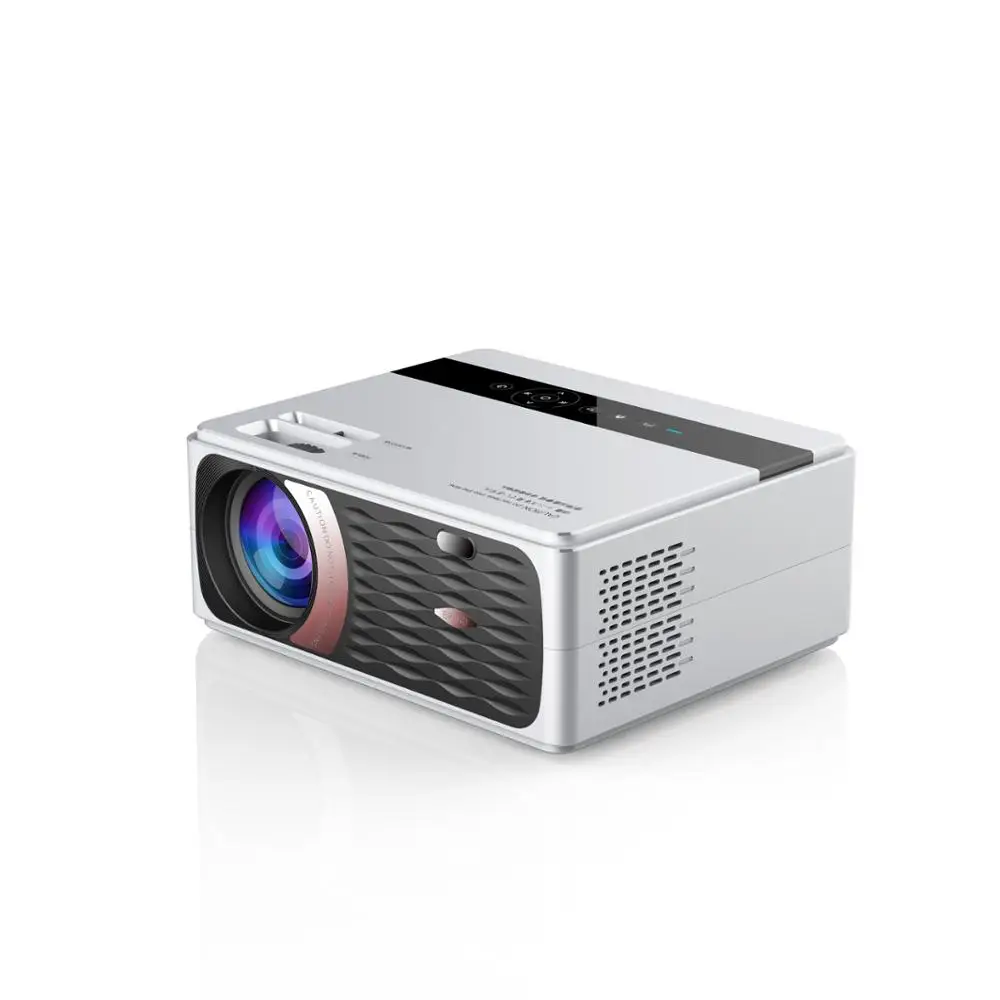 

New 1080p Led Lamp Portable Movie Video Mobile LCD Mini Projectors mini projector mobile, Black,white