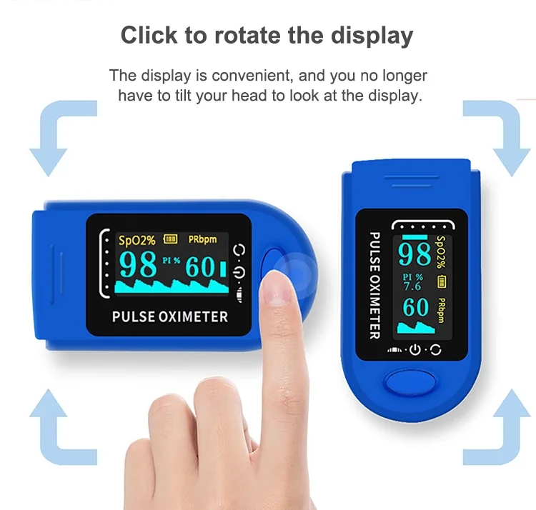 In Stock CE Certified TFT Display Finger Pulse Oxymeter Digital Oximeter Oximetere