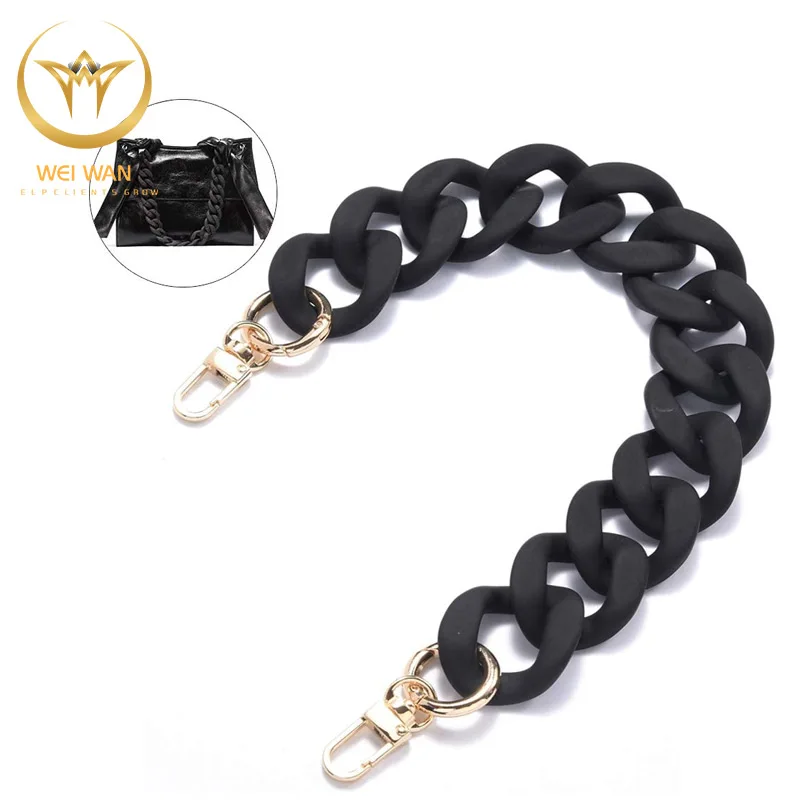 

Resin Acrylic Bag Handle Chain Strap Replacement for DIY Handbags Crossbody Shoulder Bags