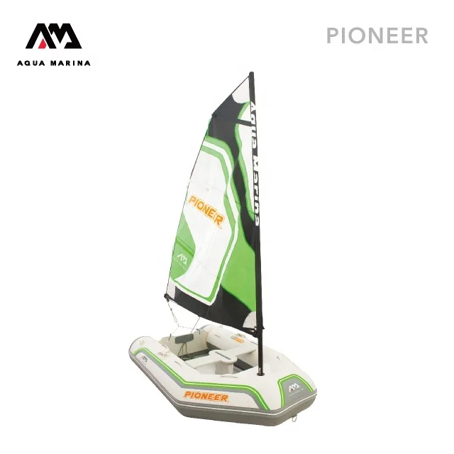 
Pioneer OP Inflatable Sailing Dinghy Sailboat Rowing Boat with Aluminum Floor 